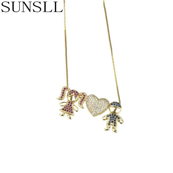 sunsll new gold copper necklace zirconia necklace boy girl heart-shaped ladies kids fashion sweet jewelry, Silver
sunsll new gold copper necklace zirconia necklace boy girl heart-shaped ladies kids fashion sweet jewelry, Silver