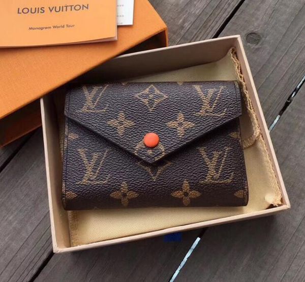 women man original box luxury real leather multicolor short wallet card holder classic zipper pocket victorine, Red;black
women man original box luxury real leather multicolor short wallet card holder classic zipper pocket victorine, Red;black