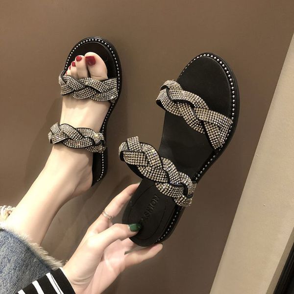 woman slippers women shoes ladies female indoor home flip flops fashion bling crystal women lady beach summer slippers for, Black
woman slippers women shoes ladies female indoor home flip flops fashion bling crystal women lady beach summer slippers for, Black