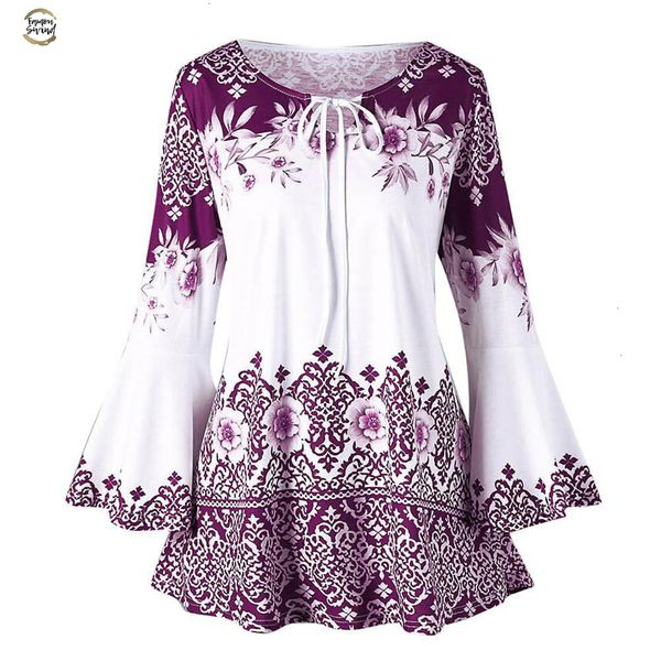 women vintage shirt fashion womens big size floral printed flare sleeve button tunic 5xl plus size blouses for women camisa, White
women vintage shirt fashion womens big size floral printed flare sleeve button tunic 5xl plus size blouses for women camisa, White