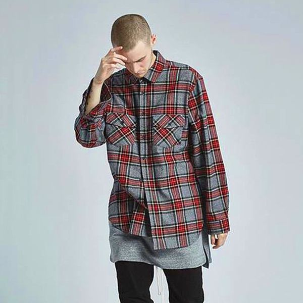 men autumn printing shirt new round arc flannel grey red plaid shirt men's male streetwear camisas hombre dress, White;black
men autumn printing shirt new round arc flannel grey red plaid shirt men's male streetwear camisas hombre dress, White;black
