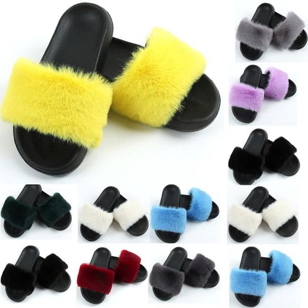 fur slides women solid colors fur summer slipper flat non-slip solid real hair slides large size slippers elegant lady slide, Black
fur slides women solid colors fur summer slipper flat non-slip solid real hair slides large size slippers elegant lady slide, Black