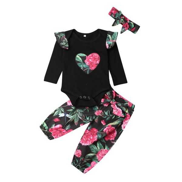 newborn infant baby girl clothes sets long sleeve romper flower pants headband outfit 0-18m, Pink;blue
newborn infant baby girl clothes sets long sleeve romper flower pants headband outfit 0-18m, Pink;blue