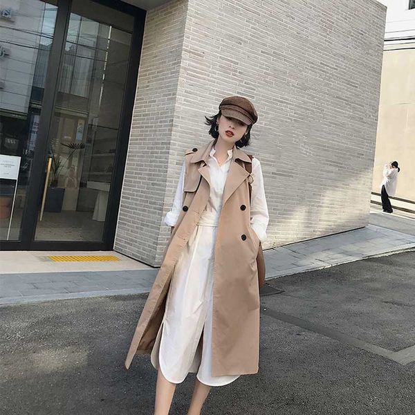 selling autumn women vest coat women's casual coat waistcoat sleeveless solid color windbreaker jacket, Tan;black
selling autumn women vest coat women's casual coat waistcoat sleeveless solid color windbreaker jacket, Tan;black