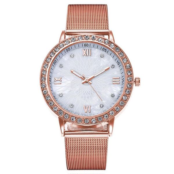 rhinestone rome gold watches women dress fashion mesh wristwatches casual quartz watch girls clock relogio female, Slivery;brown
rhinestone rome gold watches women dress fashion mesh wristwatches casual quartz watch girls clock relogio female, Slivery;brown