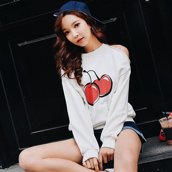 dabuwawa spring loose print sweatshirts for girls office lady women 2019 new white off shoulder fashion hoodies dn1asw002, Black
dabuwawa spring loose print sweatshirts for girls office lady women 2019 new white off shoulder fashion hoodies dn1asw002, Black