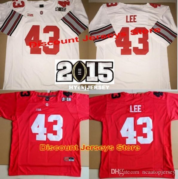 stitched #43 darrin lee state buckeyes college football jerseys,embroidery 2015 championship diamond quest jersey, Black;red
stitched #43 darrin lee state buckeyes college football jerseys,embroidery 2015 championship diamond quest jersey, Black;red