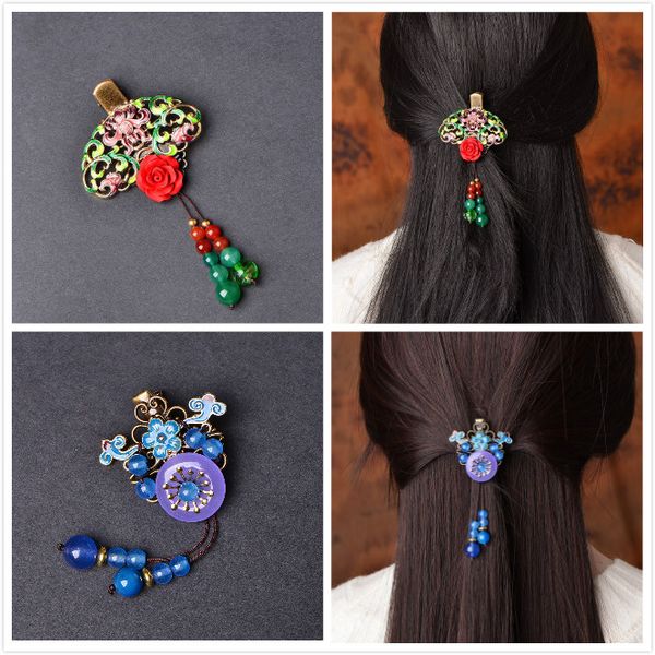 ethnic style cloisonne fan-shaped retro side clip hanfu classical costume duckbill hairpin chinese ancient court hair ornament, Golden;white
ethnic style cloisonne fan-shaped retro side clip hanfu classical costume duckbill hairpin chinese ancient court hair ornament, Golden;white