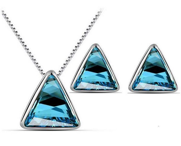 2020 silver plated triangle austrian crystal necklace earrings jewelry set for women wedding jewelry set wholesale price
2020 silver plated triangle austrian crystal necklace earrings jewelry set for women wedding jewelry set wholesale price