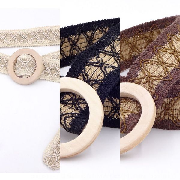 and wooden buckle lace pants pants and trousers belt women's trousers lace wooden buckle women's belt, Black;brown
and wooden buckle lace pants pants and trousers belt women's trousers lace wooden buckle women's belt, Black;brown
