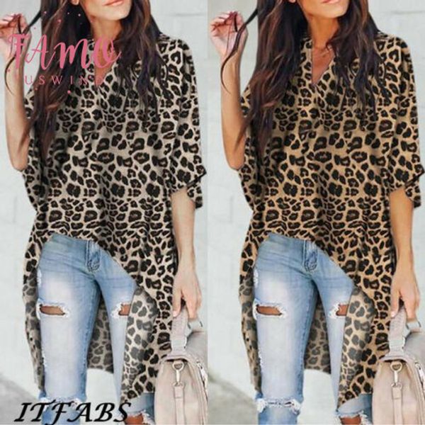 fashion womens ladies summer long sleeve shirt loose casual leopard t shirt drop shipping good quality, White
fashion womens ladies summer long sleeve shirt loose casual leopard t shirt drop shipping good quality, White