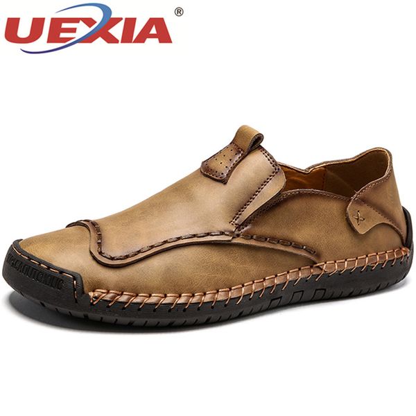 uexia quality split comfortable sneakers casual shoes loafers leather handmade leather shoes men flats moccasins boat big size, Black
uexia quality split comfortable sneakers casual shoes loafers leather handmade leather shoes men flats moccasins boat big size, Black