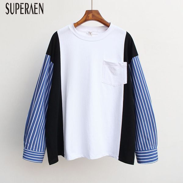 superaen autumn and spring 2020 new shirts women wild cotton striped ladies blouses and korean style long sleeve, White
superaen autumn and spring 2020 new shirts women wild cotton striped ladies blouses and korean style long sleeve, White