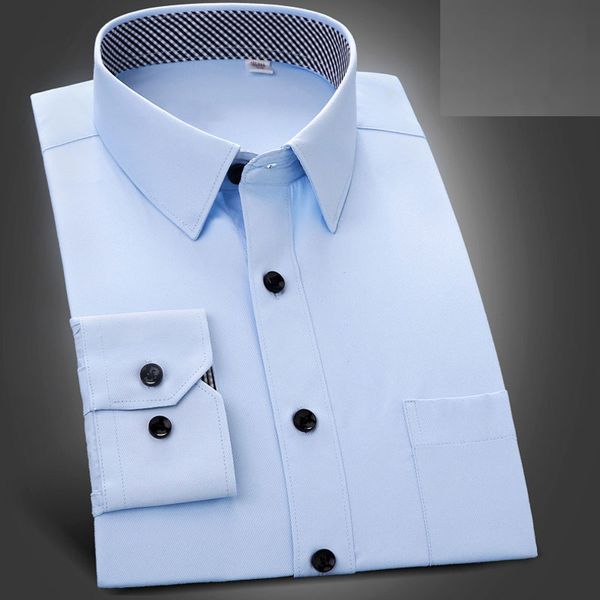 men's dress shirts men shirt autumn solid plus size slim fit cotton long sleeve mens casual social 2021, White;black
men's dress shirts men shirt autumn solid plus size slim fit cotton long sleeve mens casual social 2021, White;black