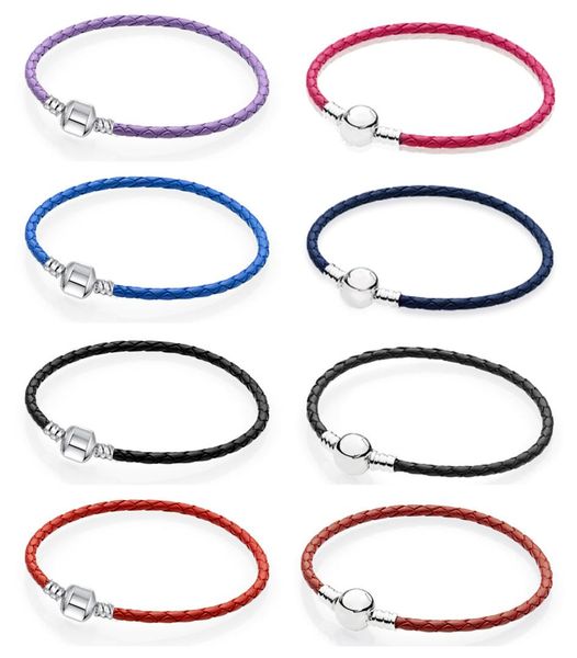 authentic 925 sterling silver brand single braided leather bangle fit european original charms bracelets jewelry gift diy, Golden;silver
authentic 925 sterling silver brand single braided leather bangle fit european original charms bracelets jewelry gift diy, Golden;silver