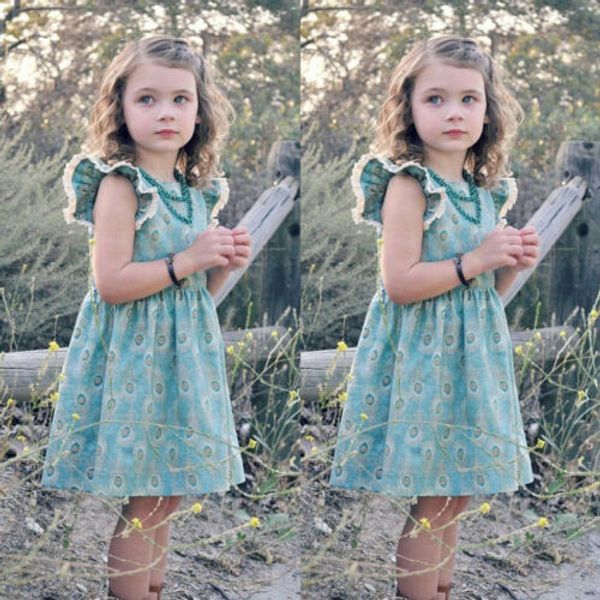 toddler kid baby girl lace ruffles sleeve peacock feathers print party dress wedding dress for girl kids, Red;yellow
toddler kid baby girl lace ruffles sleeve peacock feathers print party dress wedding dress for girl kids, Red;yellow