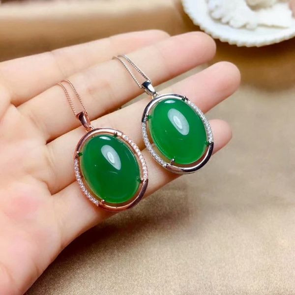 shilovem 925 silver real natural chalcedony pendants rings send necklace classic wholesale fine women gift new mtz1520999agys, Black
shilovem 925 silver real natural chalcedony pendants rings send necklace classic wholesale fine women gift new mtz1520999agys, Black