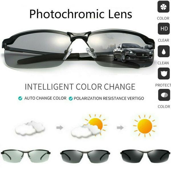fashion pchromic polarized men sunglasses glasses len goggles outdoor sports driving cycling driver fishing sunglasses, White;black
fashion pchromic polarized men sunglasses glasses len goggles outdoor sports driving cycling driver fishing sunglasses, White;black
