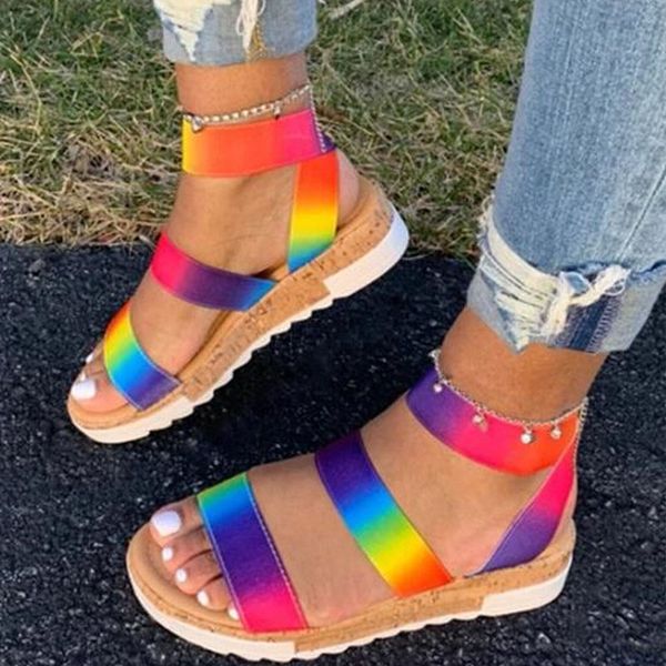 2020 женщины сандалии из мягкой кожи клинья обувь женщины espadrilles платформа сандалии женщины высокие каблуки летние цвета радуги, Black
2020 женщины сандалии из мягкой кожи клинья обувь женщины espadrilles платформа сандалии женщины высокие каблуки летние цвета радуги, Black