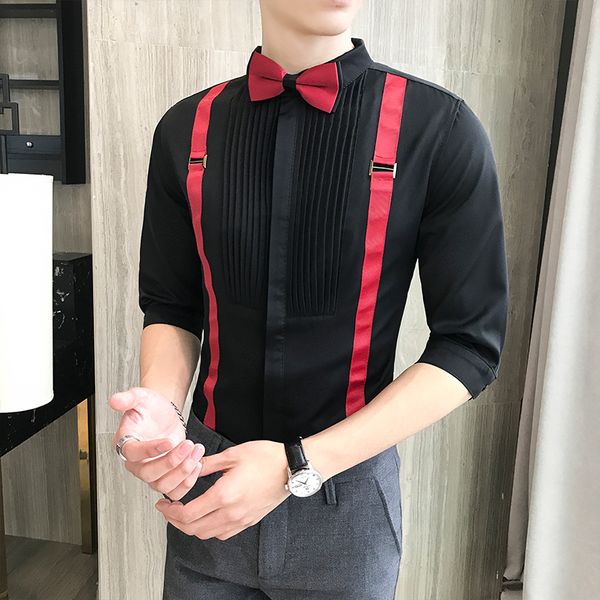 2019 summer new men dress shirt unique design comfortable breathable business casual shirts men short sleeve, White;black
2019 summer new men dress shirt unique design comfortable breathable business casual shirts men short sleeve, White;black