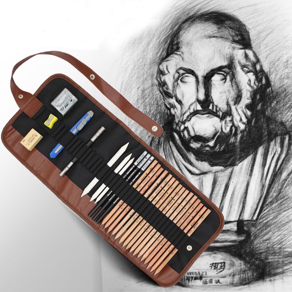 customization 29pcs charcoal earser knife drawing pencil sketch painting canvas pencil bag set christmas gift for kid
customization 29pcs charcoal earser knife drawing pencil sketch painting canvas pencil bag set christmas gift for kid