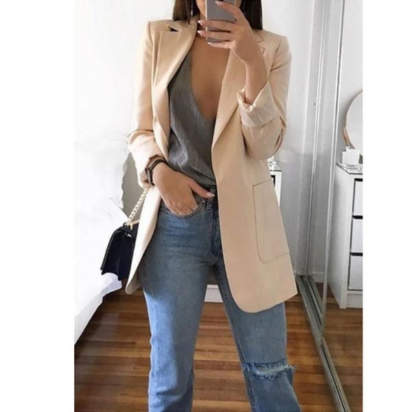 autumn winter commuter leisure street shoot gas field fashion personality cool lapel slim cardigan temperament suit jacket, White;black
autumn winter commuter leisure street shoot gas field fashion personality cool lapel slim cardigan temperament suit jacket, White;black
