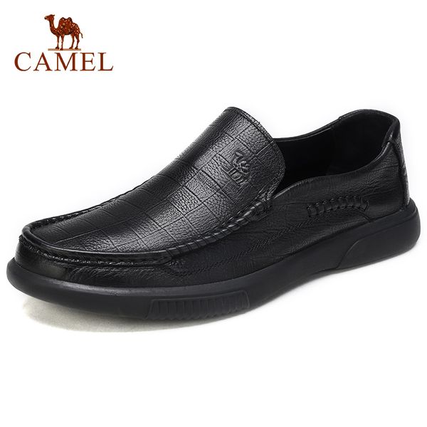 camel genuine leather men shoes comfortable loafers male business formal footwear sapato masculino flats moccasins, Black
camel genuine leather men shoes comfortable loafers male business formal footwear sapato masculino flats moccasins, Black