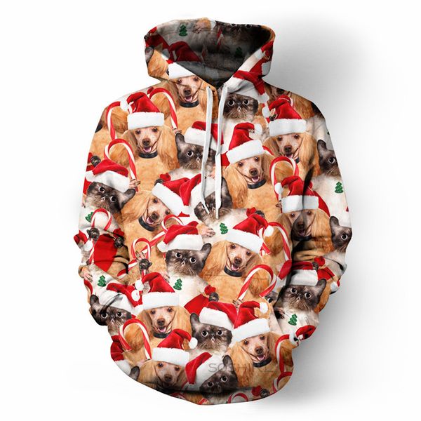 soshirl unhappy cat funny poodle print hoodies kawaii cute christmas animal hoody couple winter holiday pullovers, Black
soshirl unhappy cat funny poodle print hoodies kawaii cute christmas animal hoody couple winter holiday pullovers, Black