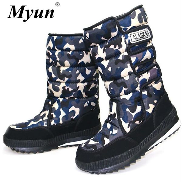 men women platform snow boots for thick plush waterproof slip-resistant winter shoes camouflage lovers booties size 36-47, Black
men women platform snow boots for thick plush waterproof slip-resistant winter shoes camouflage lovers booties size 36-47, Black