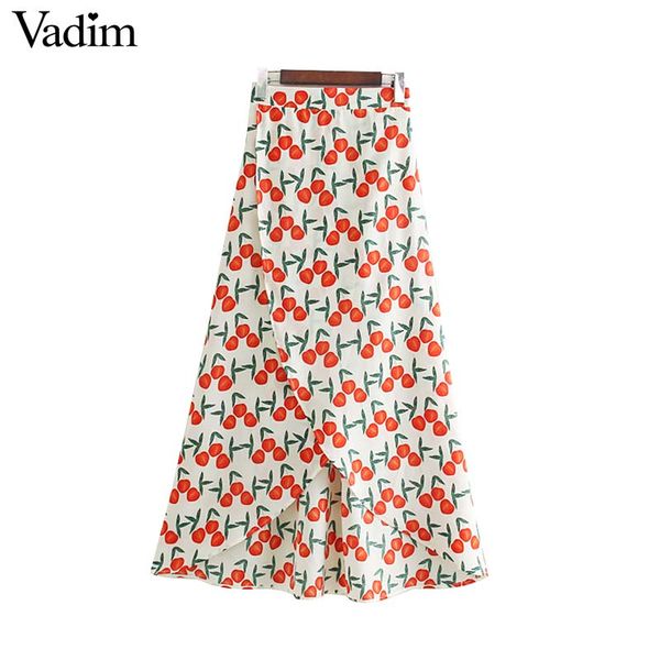 vadim women sweet cherry print pleated midi skirt faldas mujer elastic waist split design female stylish mid calf skirts ba636, Black
vadim women sweet cherry print pleated midi skirt faldas mujer elastic waist split design female stylish mid calf skirts ba636, Black