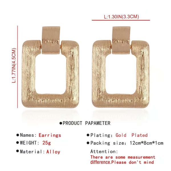 fashion-dangle earrings women girl rectangle simple alloy chandelier earring web celebrity ear drop cold jewelry fashionable accessories, Silver
fashion-dangle earrings women girl rectangle simple alloy chandelier earring web celebrity ear drop cold jewelry fashionable accessories, Silver