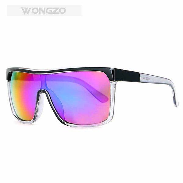 wongzo siamese windproof sunglasses retrolarge border glasses colored transparent lens glasses for men and women uv400, White;black
wongzo siamese windproof sunglasses retrolarge border glasses colored transparent lens glasses for men and women uv400, White;black