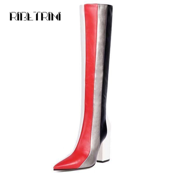 ribetrini women knee boots 2019 chunky high heel pointed toe autumn party wedding shoes woman multicolor motorcycle boots, Black
ribetrini women knee boots 2019 chunky high heel pointed toe autumn party wedding shoes woman multicolor motorcycle boots, Black