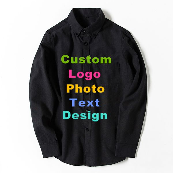 men's lapel solid color slim versatile cotton shirt custom printed logo diy p logo mens tees uniform company team, White;black
men's lapel solid color slim versatile cotton shirt custom printed logo diy p logo mens tees uniform company team, White;black