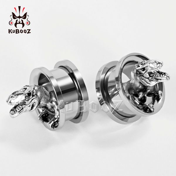 dinosaur ear plugs tunnels stainless steel piercing body jewelry earrings gauges expander screw fashion earrings gift, Silver
dinosaur ear plugs tunnels stainless steel piercing body jewelry earrings gauges expander screw fashion earrings gift, Silver