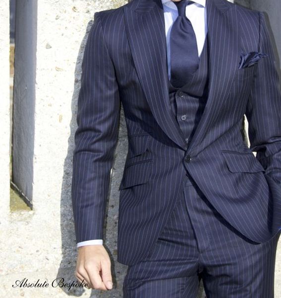 popular groomsmen peak lapel groom tuxedos navy blue strips men suits wedding/prom/dinner man blazer ( jacket+pants+vest+tie ) m1073, Black;gray
popular groomsmen peak lapel groom tuxedos navy blue strips men suits wedding/prom/dinner man blazer ( jacket+pants+vest+tie ) m1073, Black;gray