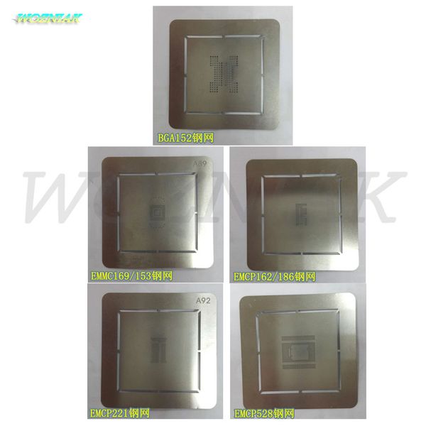 for bga24 emmc169/153 emcp162/186 221 529 bga152 tin mesh ball net nand flash reballing stencil mesh
for bga24 emmc169/153 emcp162/186 221 529 bga152 tin mesh ball net nand flash reballing stencil mesh
