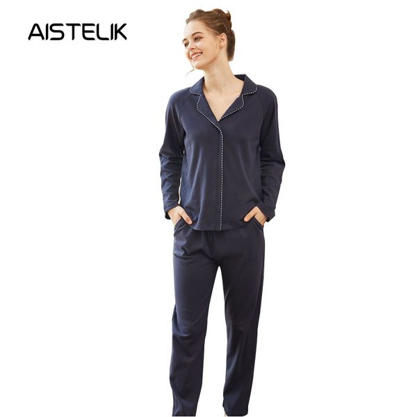 pajamas women's spring and winter new cotton long-sleeved sleeves can be worn outside home clothes ladies home cotton suit, Blue;gray
pajamas women's spring and winter new cotton long-sleeved sleeves can be worn outside home clothes ladies home cotton suit, Blue;gray