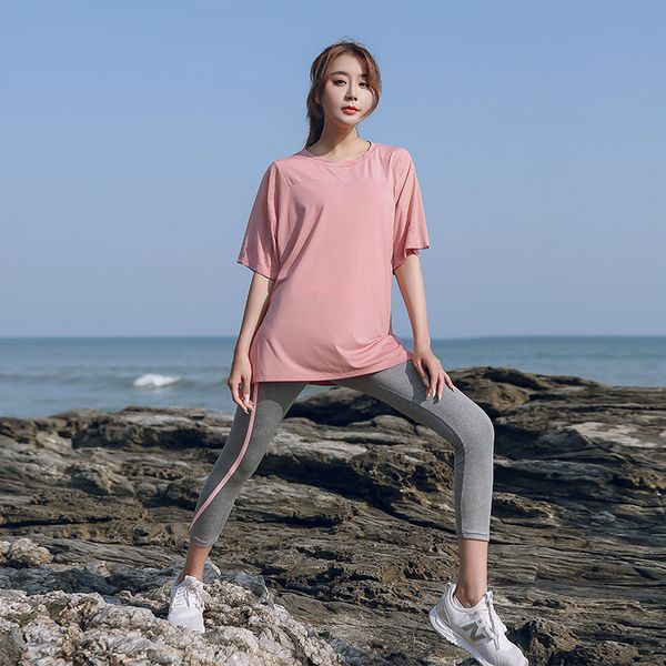 nueva ropa de gimnasio suelta quick dry clothes women's yoga 2 piece summer xl size running clothes exercise morning running set, White;red
nueva ropa de gimnasio suelta quick dry clothes women's yoga 2 piece summer xl size running clothes exercise morning running set, White;red