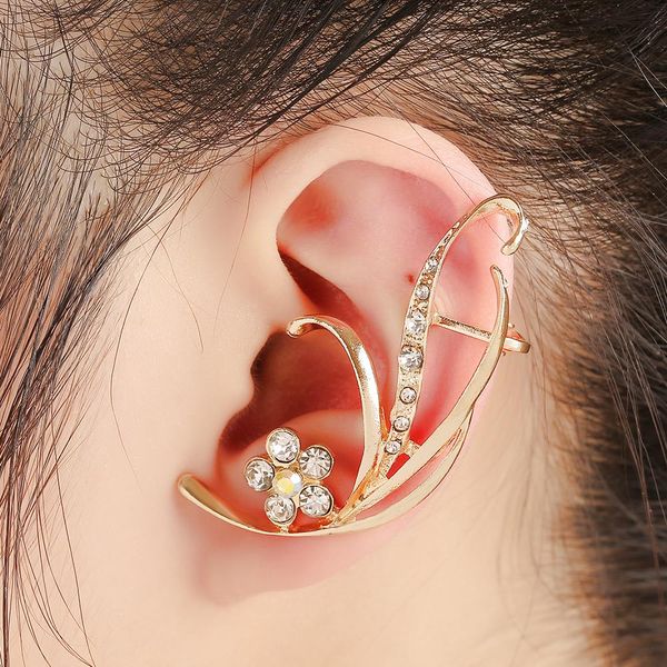 fashion women gifts leaf flowers left ear cuff clear crystal piercing jewelry plum blossom ear clip earrings, Silver
fashion women gifts leaf flowers left ear cuff clear crystal piercing jewelry plum blossom ear clip earrings, Silver