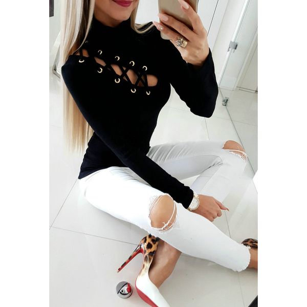 womens slim fit t-shirt long sleeve stretchable casual plain color daily t shirt tee, White
womens slim fit t-shirt long sleeve stretchable casual plain color daily t shirt tee, White