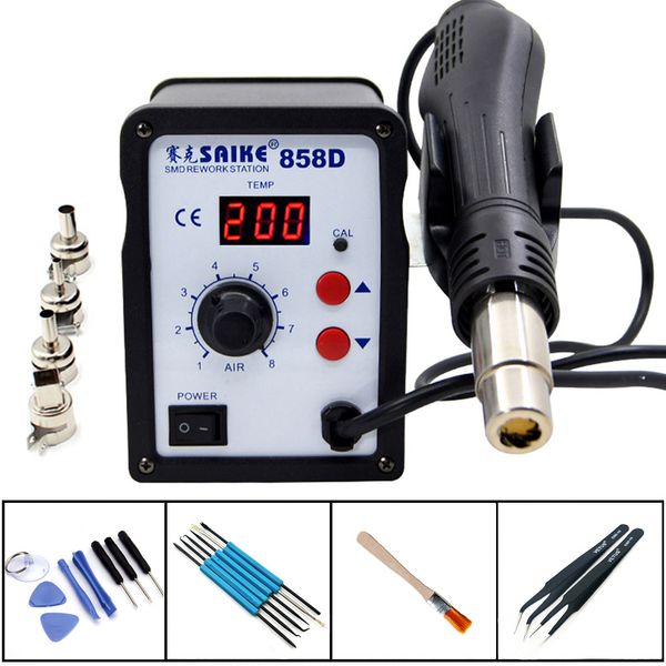 saike 858d 220v air gun 700w led digital display smd rework bga soldering station heat gun welding repair equipment station
saike 858d 220v air gun 700w led digital display smd rework bga soldering station heat gun welding repair equipment station