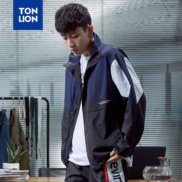 tonlion spring new coats and jackets men fashion spliced mens jacket long sleeve patchwork coat loose red black casual 2020, Black;brown
tonlion spring new coats and jackets men fashion spliced mens jacket long sleeve patchwork coat loose red black casual 2020, Black;brown