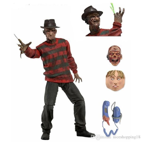 good two styles neca 18cm a nightmare on elm street freddy krueger freddy's nightmares figure collection halloween toys
good two styles neca 18cm a nightmare on elm street freddy krueger freddy's nightmares figure collection halloween toys