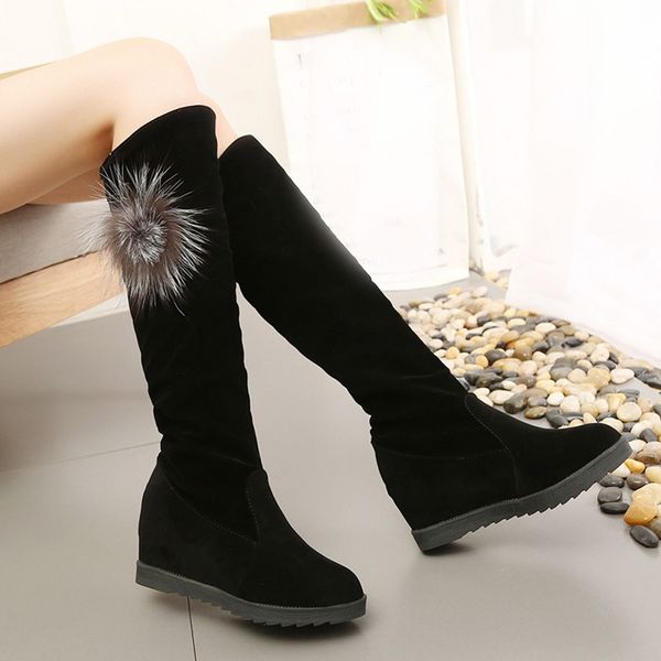 winter butterfly-knot knee-high boots woman shoes new arrival wedges platform snow boots shoes woman non-slip high quality, Black
winter butterfly-knot knee-high boots woman shoes new arrival wedges platform snow boots shoes woman non-slip high quality, Black