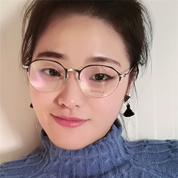 titanium round glasses men designer eyewear eye glasses frames for women optical two-color 033, Silver
titanium round glasses men designer eyewear eye glasses frames for women optical two-color 033, Silver