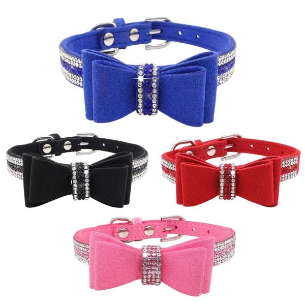 10pcs/lot pet dog collar colorful rhinestone bling blink velvet leather fashion pet puppy dog cat collar with butterfly
10pcs/lot pet dog collar colorful rhinestone bling blink velvet leather fashion pet puppy dog cat collar with butterfly