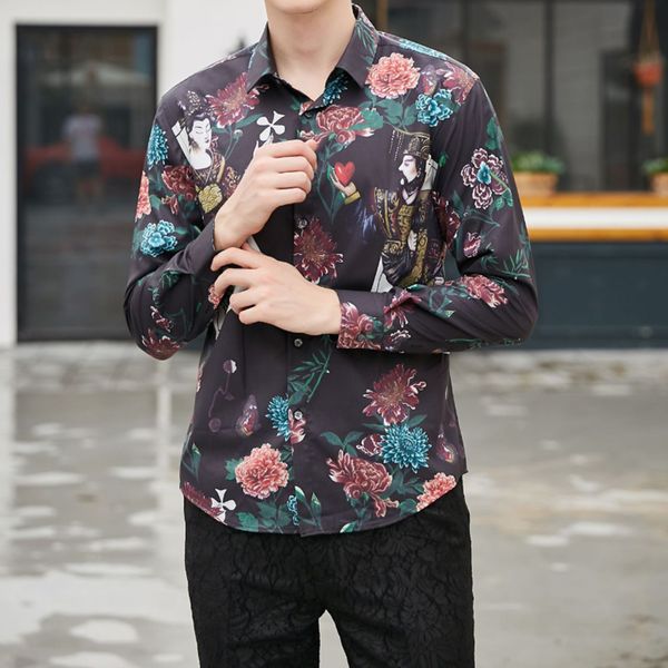 2020 западный стиль последние дизайн красивый тонкий подходят длинный рукав рубашки мужчины моды цветочные печатные социальные мужские рубаш, White;black
2020 западный стиль последние дизайн красивый тонкий подходят длинный рукав рубашки мужчины моды цветочные печатные социальные мужские рубаш, White;black