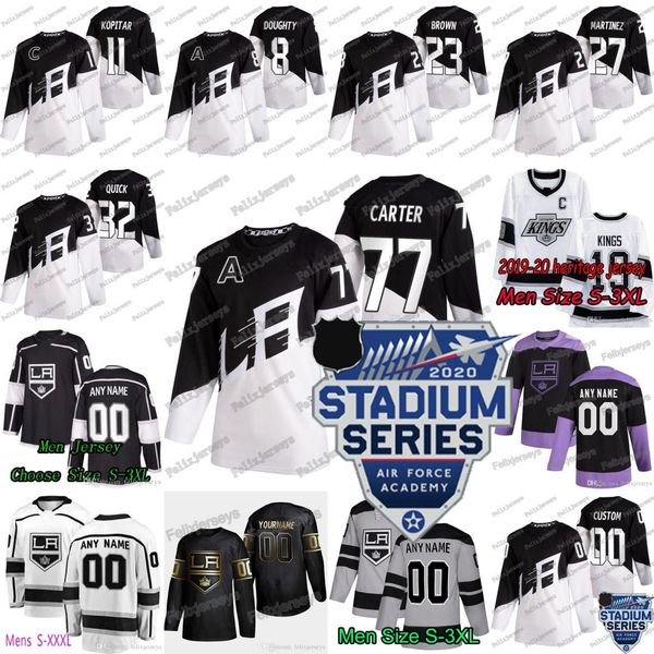 77 jeff carter los angeles kings 2020 stadium series 26 sean walker derek forbort dustin brown trevor lewis alex iafallo jersey, Black;red
77 jeff carter los angeles kings 2020 stadium series 26 sean walker derek forbort dustin brown trevor lewis alex iafallo jersey, Black;red