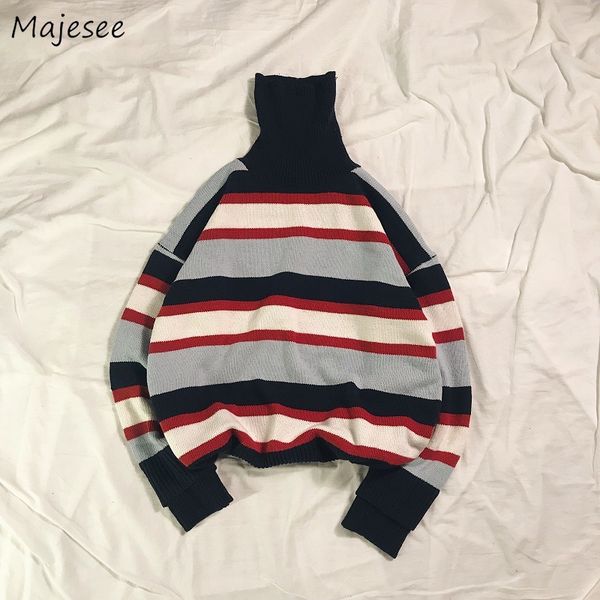 sweaters men 2019 turtleneck striped knitting warm soft korean style simple trendy sweater mens leisure soft daily pullover chic, White;black
sweaters men 2019 turtleneck striped knitting warm soft korean style simple trendy sweater mens leisure soft daily pullover chic, White;black